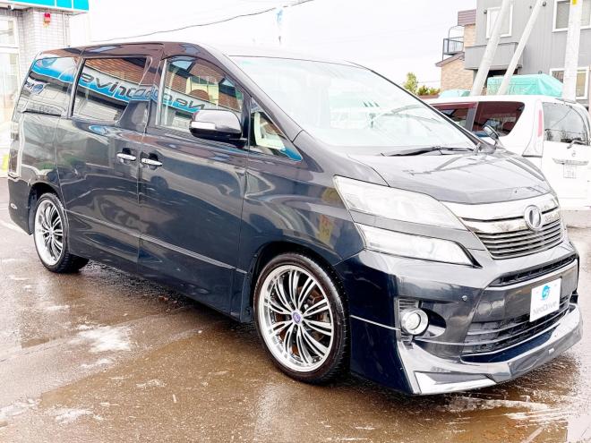 ヴェルファイア2.4Z 4WD　ローンが不安な方＜優遇ローン＞　本州仕入 モデリスタエアロ　後期型　純正ナビ　後席モニター　パワースライド 4WD 2400 5Dr