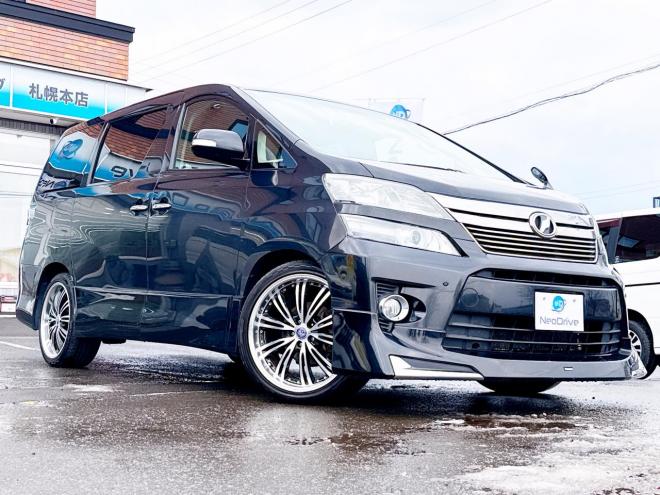 ヴェルファイア2.4Z 4WD　ローンが不安な方＜優遇ローン＞　本州仕入 モデリスタエアロ　後期型　純正ナビ　後席モニター　パワースライド 4WD 2400 5Dr