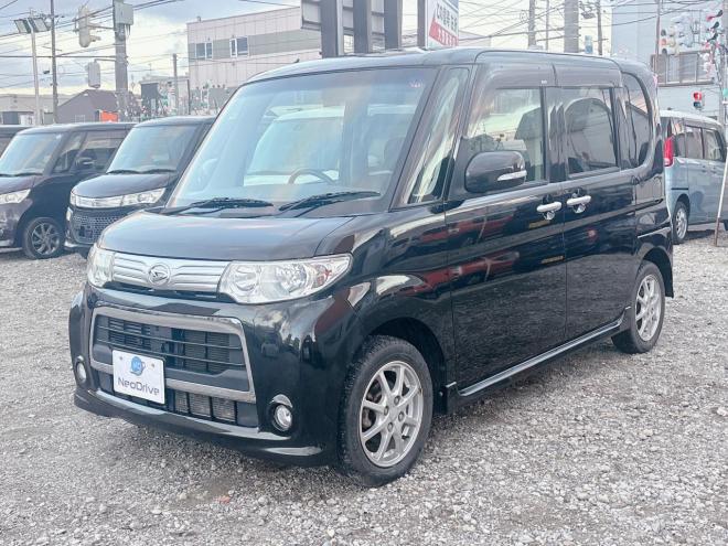 タント660カスタムX 4WD　ローンが不安な方＜優遇ローン＞寒冷地仕様　片側Pスラ　社外ナビ 4WD 660 5Dr