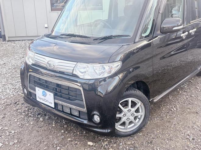 タント660カスタムX 4WD　ローンが不安な方＜優遇ローン＞寒冷地仕様　片側Pスラ　社外ナビ 4WD 660 5Dr