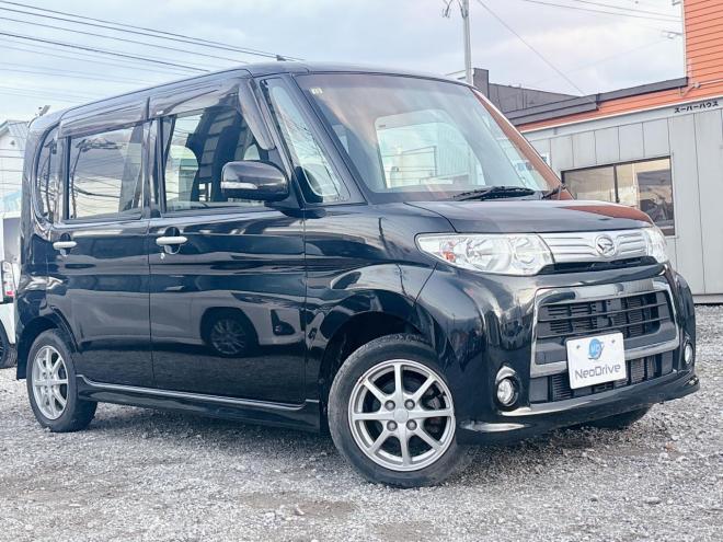 タント660カスタムX 4WD　ローンが不安な方＜優遇ローン＞寒冷地仕様　片側Pスラ　社外ナビ 4WD 660 5Dr