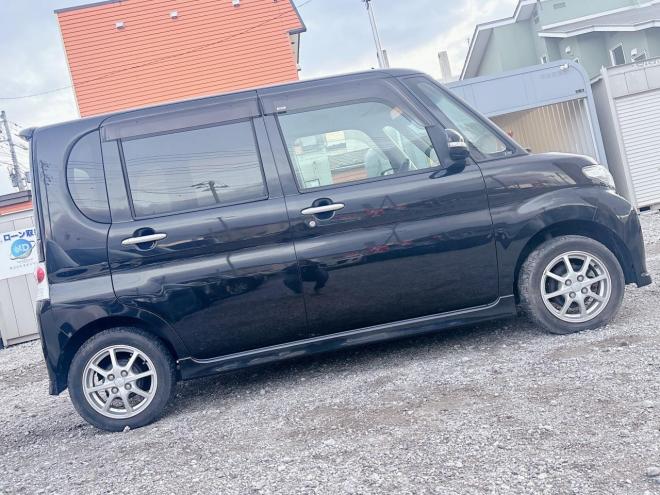 タント660カスタムX 4WD　ローンが不安な方＜優遇ローン＞寒冷地仕様　片側Pスラ　社外ナビ 4WD 660 5Dr