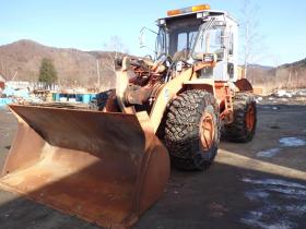 ホイールローダ　LX120　ワンタッチマルチプラウ＆バケット　恵庭ヤード