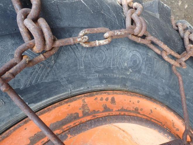 ホイールローダLX120　ワンタッチマルチプラウ＆バケット　恵庭ヤード