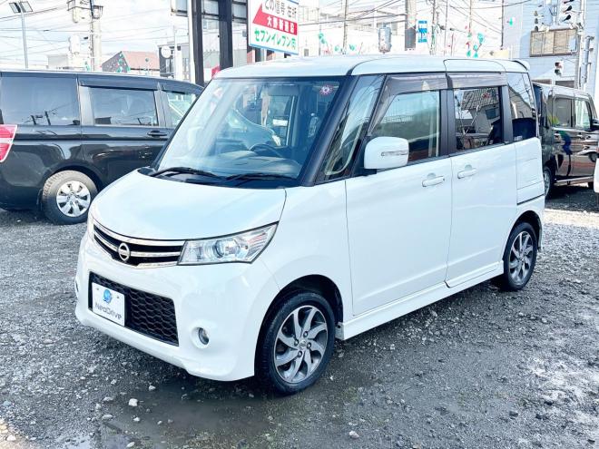 ルークス660ハイウェイスター 4WD　ローンが不安な方＜優遇ローン＞本州仕入 1年保証　寒冷地仕様　社外ナビ