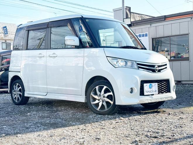 ルークス660ハイウェイスター 4WD　ローンが不安な方＜優遇ローン＞本州仕入 1年保証　寒冷地仕様　社外ナビ