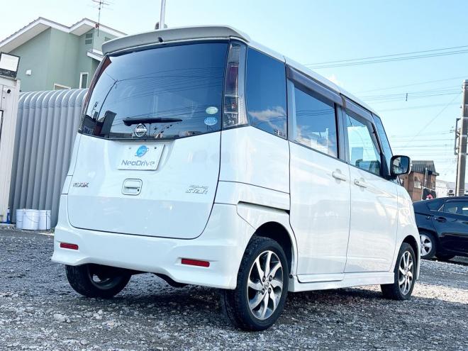 ルークス660ハイウェイスター 4WD　ローンが不安な方＜優遇ローン＞本州仕入 1年保証　寒冷地仕様　社外ナビ