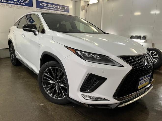 レクサスＲＸ４５０ｈ　Ｆスポーツ　本州仕入　レクサスセーフティセンス　寒冷地仕様　禁煙車　マークレビンソンプレミアム　ヘッドアップディスプレイ　純正２０インチＡＷ　純正１８ＡＷ＋スタッドレスタイヤ付　　電動パノラマルーフ　純正フレアレッドレザーシート　純正ナビ（フルセグ地デジ　Ｂｌｕｅｔｏｏｔｈ対応）＋バックカメラ＋全方位カメラ　パワーバックドア　プリクラッシュセーフティ　レーダークルーズコントロール　シートヒーター　前後ドラレコ　ステアリングヒーター　両席パワーシート　ＥＴＣ 4WD 3500 5Dr