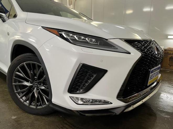 レクサスＲＸ４５０ｈ　Ｆスポーツ　本州仕入　レクサスセーフティセンス　寒冷地仕様　禁煙車　マークレビンソンプレミアム　ヘッドアップディスプレイ　純正２０インチＡＷ　純正１８ＡＷ＋スタッドレスタイヤ付　　電動パノラマルーフ　純正フレアレッドレザーシート　純正ナビ（フルセグ地デジ　Ｂｌｕｅｔｏｏｔｈ対応）＋バックカメラ＋全方位カメラ　パワーバックドア　プリクラッシュセーフティ　レーダークルーズコントロール　シートヒーター　前後ドラレコ　ステアリングヒーター　両席パワーシート　ＥＴＣ 4WD 3500 5Dr