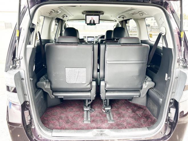 ヴェルファイア2.4Zゴールデンアイズ 4WD ローンが不安な方＜優遇ローン＞後期型　アルパイン8型ナビ　後席モニター　フルセグTV　両側パワースライド　電動リアゲート　HID　スマートキー　コーナーセンサー　　ハーフレザー 4WD 2400 5Dr