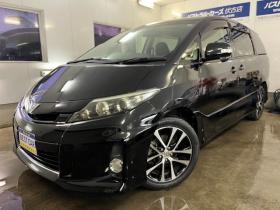 エスティマ　アエラス　本州仕入　後期型　寒冷地仕様　禁煙車　ＷＡＫＯＳバリアスコーティング済　純正１８インチＡＷ　社外１６ＡＷ＋スタッドレスタイヤ付　両側パワースライドドア　アルパイン９インチＨＤＤナビ（フルセグ地デジ　ＤＶＤ再生　Ｂｌｕｅｔｏｏｔｈ）＋バックカメラ　エンジンスターター　ＰＵＳＨスタート　スマートキー　クルーズコントロール　タイミングチェーン車　ＨＩＤ ヘッドライト　ビルトインＥＴＣ  4WD 2400 5Dr