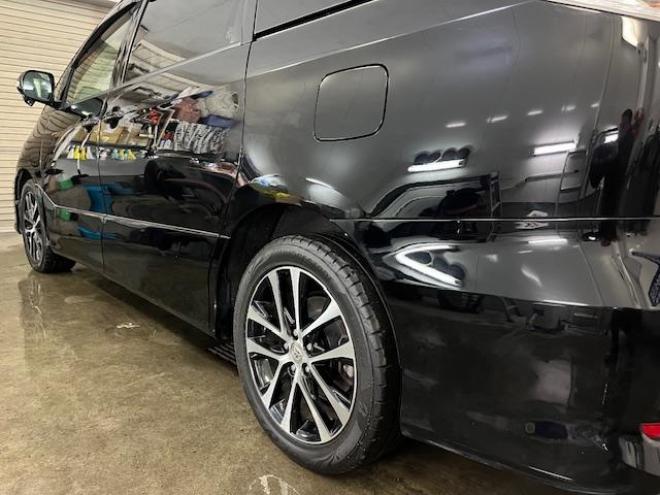 エスティマアエラス　本州仕入　後期型　寒冷地仕様　禁煙車　ＷＡＫＯＳバリアスコーティング済　純正１８インチＡＷ　社外１６ＡＷ＋スタッドレスタイヤ付　両側パワースライドドア　アルパイン９インチＨＤＤナビ（フルセグ地デジ　ＤＶＤ再生　Ｂｌｕｅｔｏｏｔｈ）＋バックカメラ　エンジンスターター　ＰＵＳＨスタート　スマートキー　クルーズコントロール　タイミングチェーン車　ＨＩＤ ヘッドライト　ビルトインＥＴＣ  4WD 2400 5Dr