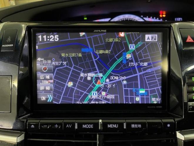 エスティマアエラス　本州仕入　後期型　寒冷地仕様　禁煙車　ＷＡＫＯＳバリアスコーティング済　純正１８インチＡＷ　社外１６ＡＷ＋スタッドレスタイヤ付　両側パワースライドドア　アルパイン９インチＨＤＤナビ（フルセグ地デジ　ＤＶＤ再生　Ｂｌｕｅｔｏｏｔｈ）＋バックカメラ　エンジンスターター　ＰＵＳＨスタート　スマートキー　クルーズコントロール　タイミングチェーン車　ＨＩＤ ヘッドライト　ビルトインＥＴＣ  4WD 2400 5Dr