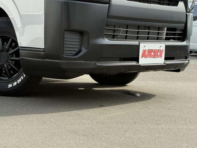 ハイエースバン2.8 DX ロング ディーゼルターボ 4WD　寒冷地仕様　415COBRA　丸目ヘッドライトキット　サファイアフロントリップスポイラー　ENCB16インチアルミ　トーヨーオープンカントリー　リアヒーター　リアエアコン 2800