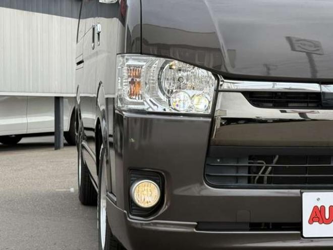 ハイエースバン2.8 スーパーGL 50TH アニバーサリー リミテッド ロングボディ ディーゼルターボ 4WD　415COBRA　CL-3 フロントリップスポイラー　ステージ2ルーフスポイラー　By2NEO　BADフェイスボンネット　ローフォルムフェンダー　ESSEX　ENCB　17インチブロンズホイール　ヨコハマパラダ　NEWパーツカスタム 2800