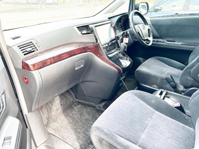 ヴェルファイア2.4Z 4WD ローンが不安な方＜優遇ローン＞ 本州仕入　後期型　フルエアロ　アルパイン8型ナビTV　両側パワースライド　バックカメラ　スマートキー　HID　7人乗り　2列目オットマンシート