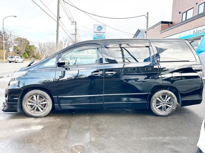ヴェルファイア2.4Z 4WD ローンが不安な方＜優遇ローン＞ 本州仕入　後期型　フルエアロ　アルパイン8型ナビTV　両側パワースライド　バックカメラ　スマートキー　HID　7人乗り　2列目オットマンシート