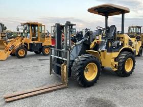 フォークリフト　コマツ　中古　ホイールローダーリフト　WA50-8　不整地リフト　建機