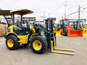 フォークリフト　コマツ　中古　ホイールローダーリフト　WA50-8　不整地リフト　建機