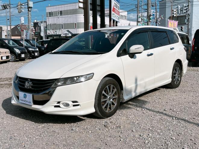 オデッセイ2.4Mエアロパッケージ 4WD　ローンが不安な方＜優遇ローン＞1年保証　純正ナビ　バックカメラ