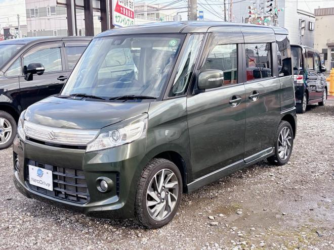 スペーシア660カスタムTS 4WD　ローンが不安な方＜優遇ローン＞本州仕入　1年保証　両側Pスラ 