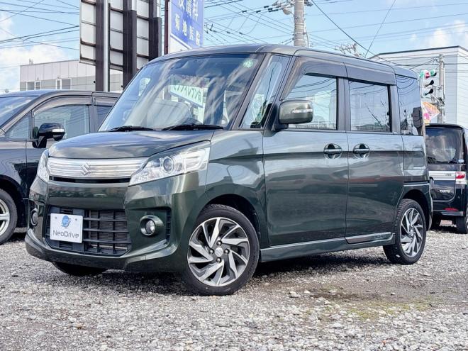 スペーシア660カスタムTS 4WD　ローンが不安な方＜優遇ローン＞本州仕入　1年保証　両側Pスラ 