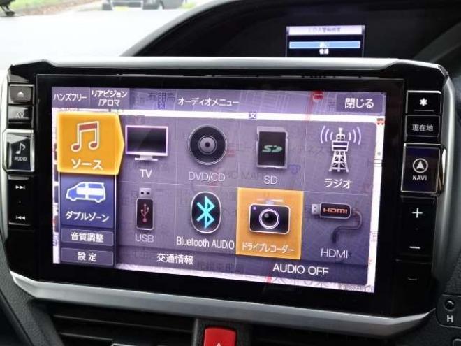 エスクァイア2.0 Gi 4WD　本州車　保証1年/走行距離無制限　4WD　セーフティセンス　両側パワースライドドア　ALPINE製ナビ 地デジ　バックカメラ　サイドカメラ　Bluetooth接続　純正エンジンスターター　シートヒーター　LEDヘッドライト 2000