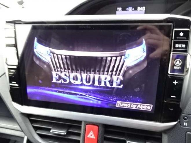 エスクァイア2.0 Gi 4WD　本州車　保証1年/走行距離無制限　4WD　セーフティセンス　両側パワースライドドア　ALPINE製ナビ 地デジ　バックカメラ　サイドカメラ　Bluetooth接続　純正エンジンスターター　シートヒーター　LEDヘッドライト 2000