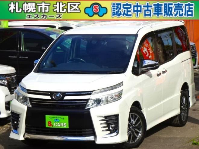 ヴォクシー2.0 ZS 煌 4WD　本州車　保証1年/走行距離無制限　4WD　両側パワースライドドア　トヨタセーフティセンス　カロッツェリア8型ワイドナビ　地デジ　バックカメラ　フリップダウンモニター　Bluetooth接続　アイドリングストップ 2000