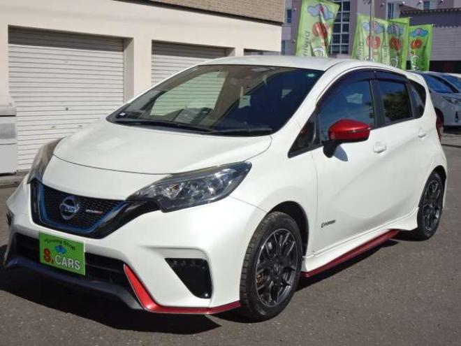 ノート1.2 e-POWER NISMO　本州車　ハイブリットシステム保証2年付　ワンオーナー　社外ナビ　Bluetooth接続　 エマージェンシーブレーキサポート　車線逸脱警報　NISMO純正アルミ　純正LEDヘッドライト　インテリキー　プッシュスタート　ETC 2WD 1200