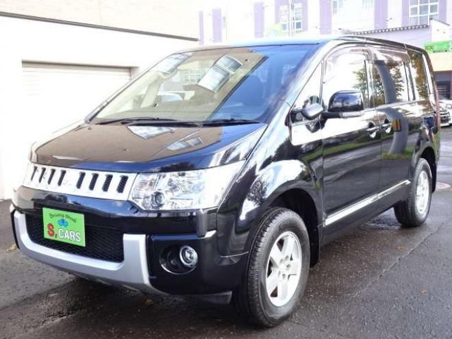 デリカD：5 2.4 G パワーパッケージ 4WD　本州車　ワンオーナー　両側パワースライドドア　ALPINE製ナビ　地デジ　10.2インチALPINE製フリップダウンモニター　バックカメラ　純正HID　スマートキー　ASC　クルーズコントロール　ビルトインETC 2400