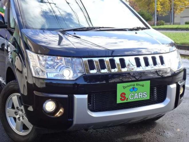 デリカD：5 2.4 G パワーパッケージ 4WD　本州車　ワンオーナー　両側パワースライドドア　ALPINE製ナビ　地デジ　10.2インチALPINE製フリップダウンモニター　バックカメラ　純正HID　スマートキー　ASC　クルーズコントロール　ビルトインETC 2400