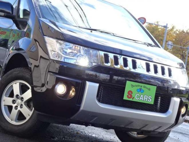 デリカD：5 2.4 G パワーパッケージ 4WD　本州車　ワンオーナー　両側パワースライドドア　ALPINE製ナビ　地デジ　10.2インチALPINE製フリップダウンモニター　バックカメラ　純正HID　スマートキー　ASC　クルーズコントロール　ビルトインETC 2400