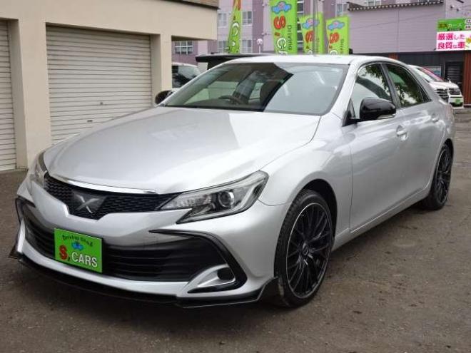 マークX2.5 250G Four 4WD　本州車　保証1年　4WD　ワンオーナー　エスカーズカスタム　フロントリップ　リヤディフューザー　プレシャス/HM-1　19インチアルミ　純正ナビ　ワンセグTV　ドライブレコーダーLDA　ETC　クルーズコントロール 2500