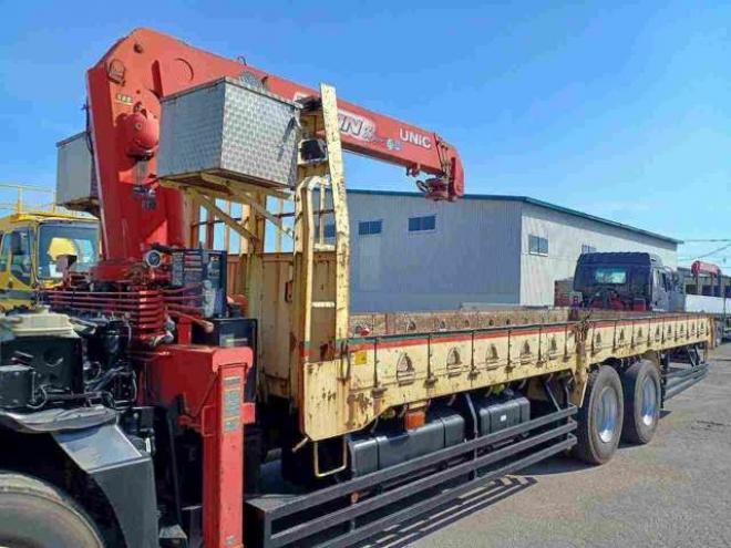 スーパーグレートクレーン付　PJ-FV50JZ　ユニック　 2WD 12880