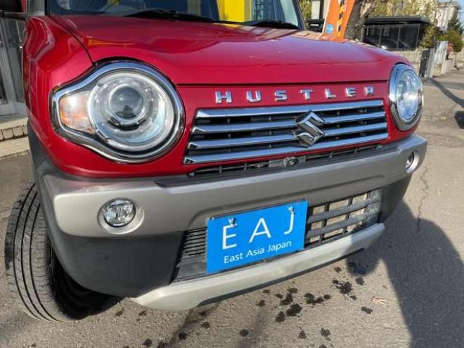 ハスラーJスタイルII 4WD　1年走行距離無制限保証/Bluetooth/ナビ・フルセグTV/全方位カメラ/夏冬タイヤ付/エンジンスターター/ETC/ワンオーナー/禁煙車/車検整備2年付き/法定整備/修復歴無し 660