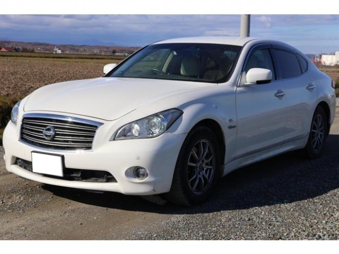 フーガハイブリッド3.5　検2年　買取直販　バックモニター　自社　ローンカノウ 2WD 3500