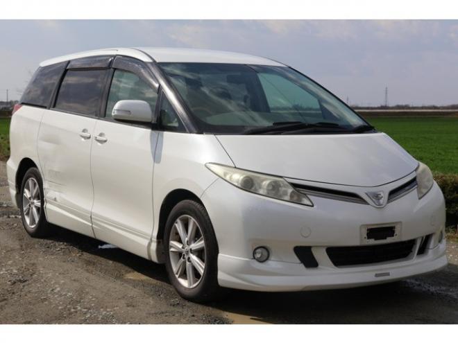 エスティマ2.4 G 4WD　検2年　自社　ローンカノウ　両電スラ 2400