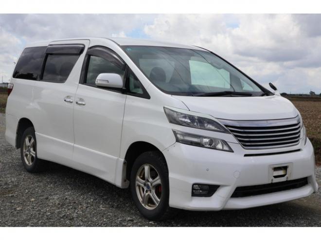 ヴェルファイア2.4 Z プラチナセレクションII 4WD　検2年　両側電スラ　バックカメラ　自社　ローンカノウ 2400