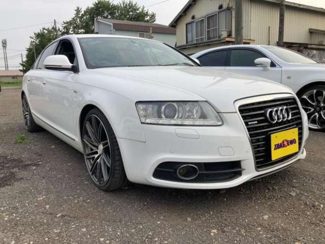 アウディA6 3.0 TFSI クワトロ Sライン 4WD　スマートキー　ナビ・TV ETC 盗難防止システム 革シート オートクルーズコントロール 正規輸入車 3000