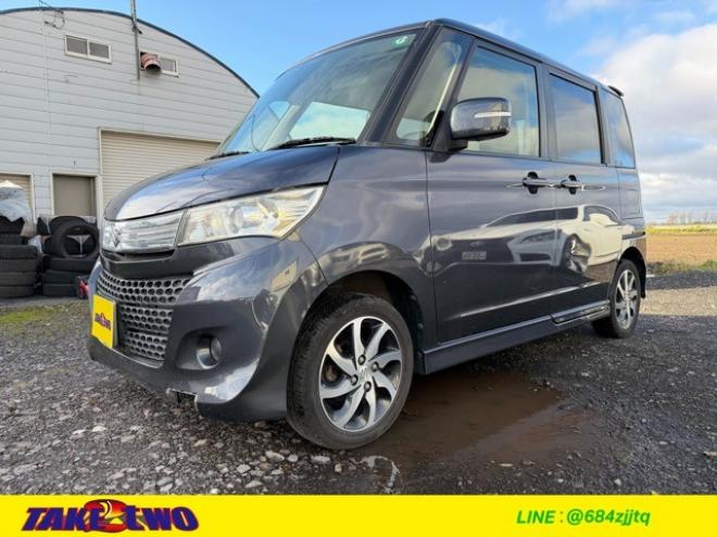 パレットSW TS 4WD　両側パワースライド　インタークーラーターボ　ナビ・TV　夏冬タイヤ付き 660