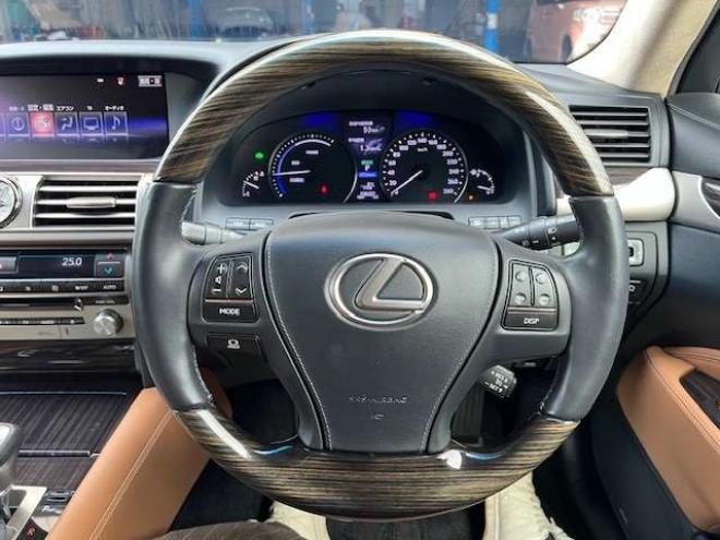 レクサスLSハイブリッド 600h バージョンC Iパッケージ 4WD　茶革・新規車検整備付・本州仕入車両 5000