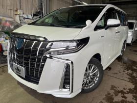 アルファード　ハイブリッド 2.5 SR Cパッケージ E-Four 4WD　3眼LED・純正ナビ・リアモニター・パワーバックドア・夏冬タイヤ付・1500W給電・ベンチレーターシート・パワーシート・アダプティブクルーズコントロール・ステアリングヒーター・検令和9年6月・本州仕入車両 2500