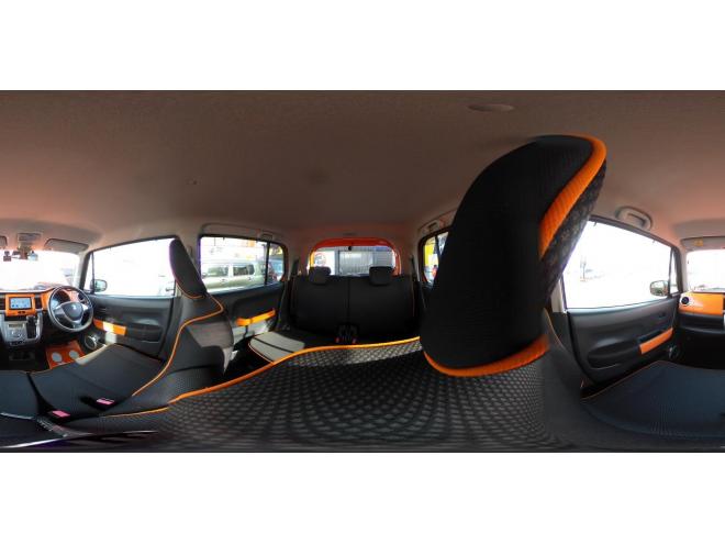 ハスラーHUSTLER  4WD　X HID TURBO ブレーキアシスト　寒冷地　hid　autoライト　地デジナビ　プッシュスタート　シートヒーター　エンスタ　ドラレコ前後ETC　全磨き済　エンジンオイル交換　CVTオイル交換　記録簿2枚 4WD 660 5Dr