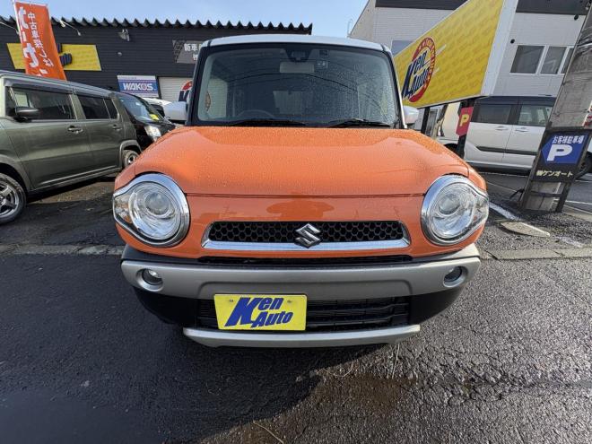 ハスラーHUSTLER  4WD　X HID TURBO ブレーキアシスト　寒冷地　hid　autoライト　地デジナビ　プッシュスタート　シートヒーター　エンスタ　ドラレコ前後ETC　全磨き済　エンジンオイル交換　CVTオイル交換　記録簿2枚 4WD 660 5Dr