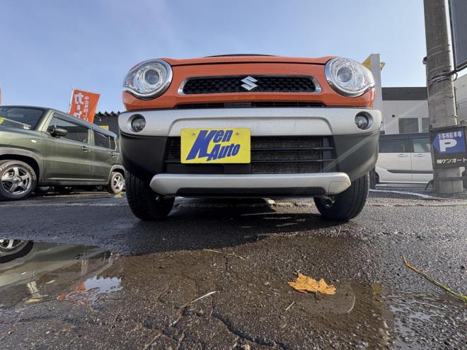 ハスラーHUSTLER  4WD　X HID TURBO ブレーキアシスト　寒冷地　hid　autoライト　地デジナビ　プッシュスタート　シートヒーター　エンスタ　ドラレコ前後ETC　全磨き済　エンジンオイル交換　CVTオイル交換　記録簿2枚 4WD 660 5Dr