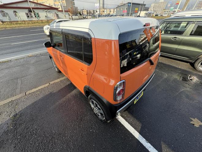 ハスラーHUSTLER  4WD　X HID TURBO ブレーキアシスト　寒冷地　hid　autoライト　地デジナビ　プッシュスタート　シートヒーター　エンスタ　ドラレコ前後ETC　全磨き済　エンジンオイル交換　CVTオイル交換　記録簿2枚 4WD 660 5Dr