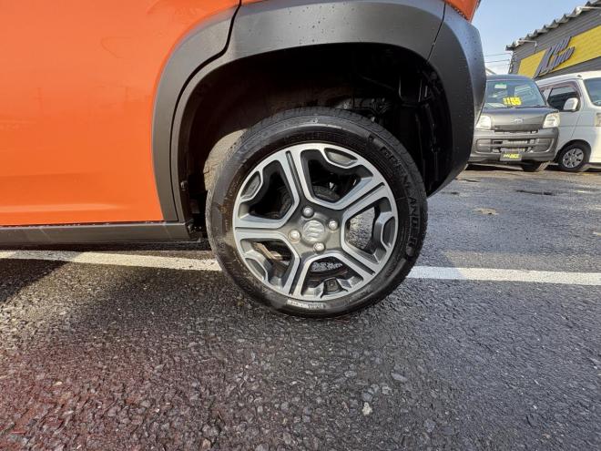 ハスラーHUSTLER  4WD　X HID TURBO ブレーキアシスト　寒冷地　hid　autoライト　地デジナビ　プッシュスタート　シートヒーター　エンスタ　ドラレコ前後ETC　全磨き済　エンジンオイル交換　CVTオイル交換　記録簿2枚 4WD 660 5Dr