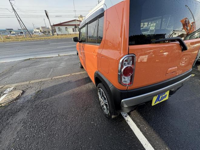 ハスラーHUSTLER  4WD　X HID TURBO ブレーキアシスト　寒冷地　hid　autoライト　地デジナビ　プッシュスタート　シートヒーター　エンスタ　ドラレコ前後ETC　全磨き済　エンジンオイル交換　CVTオイル交換　記録簿2枚 4WD 660 5Dr