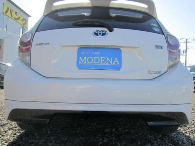 アクア1.5 G　1オーナー 純正エアロ ナビ&フルセグTV Biuetooth スマートキー エンスタ Pスタート シートヒーター ETC 純正16AW ドアバイザー 記録簿 スタッドレス+アルミセット積込み 1年間走行無制限保証付 2WD 1500